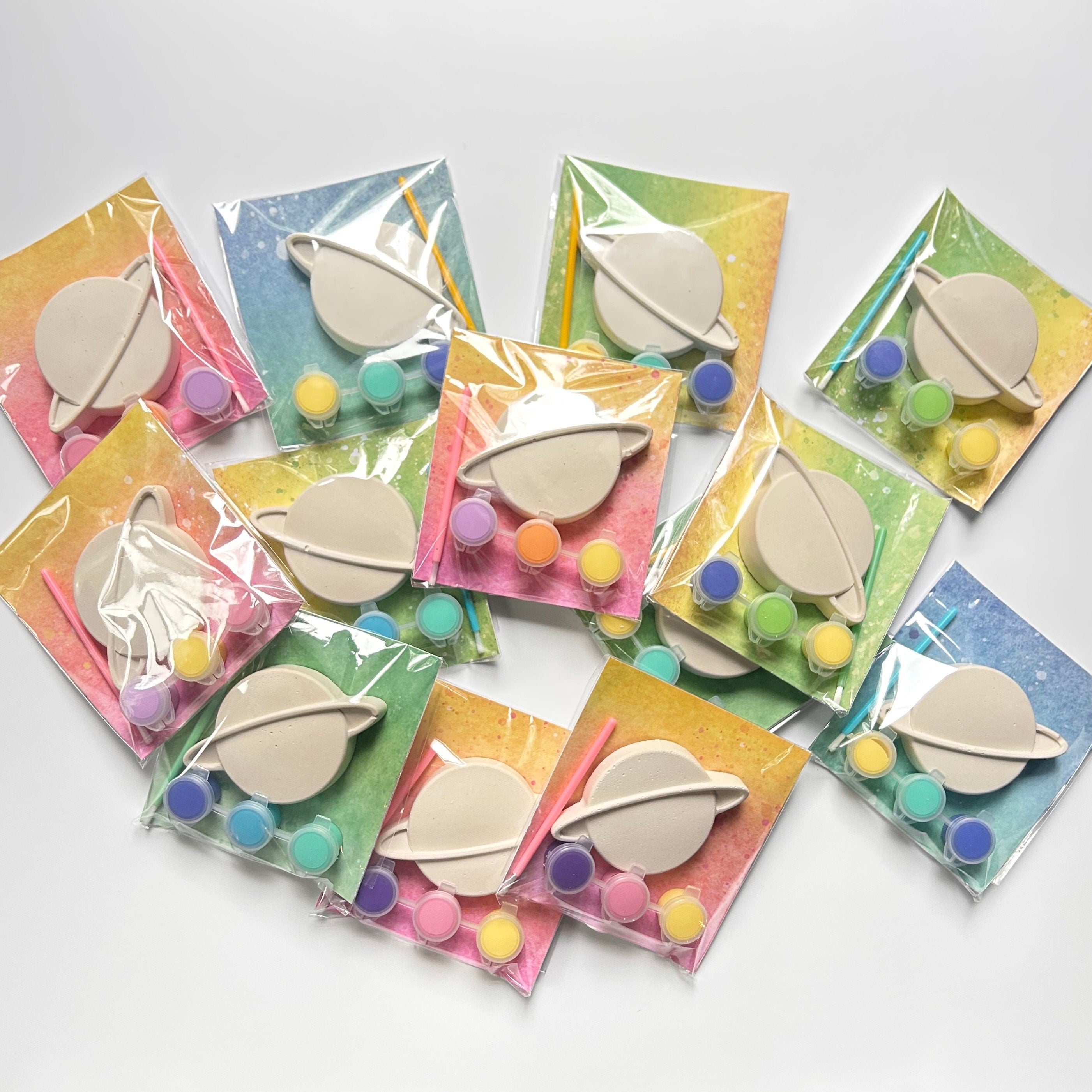 Space Party Favor Paint Kits Theme Party Stars Planets Moon Paint Craft Sets