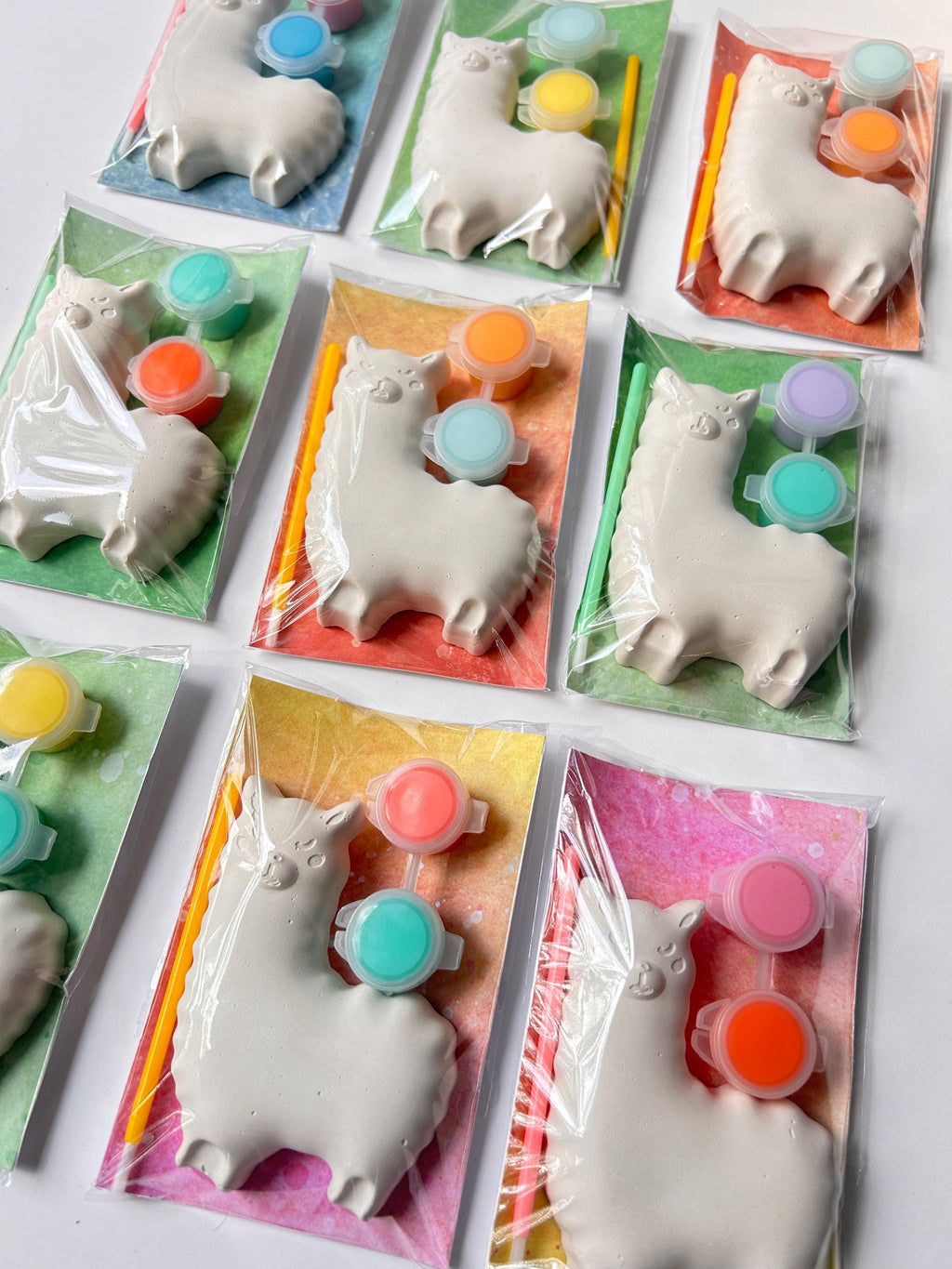 alpaca party favors paint your own kit