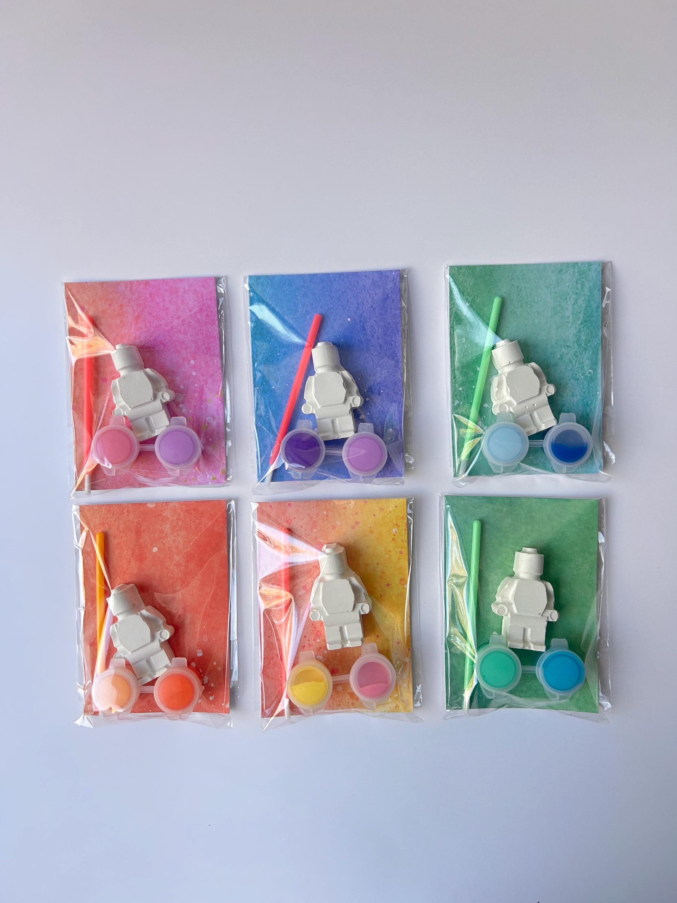 Brick Robot Party Favor Paint Kits Theme Party