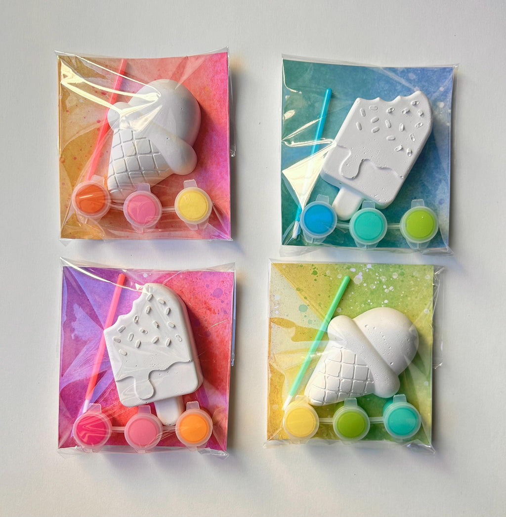 Ice Cream Party Favor Paint Kits Theme Party Party Popsicles Craft Kit Back To School Class Party Favor