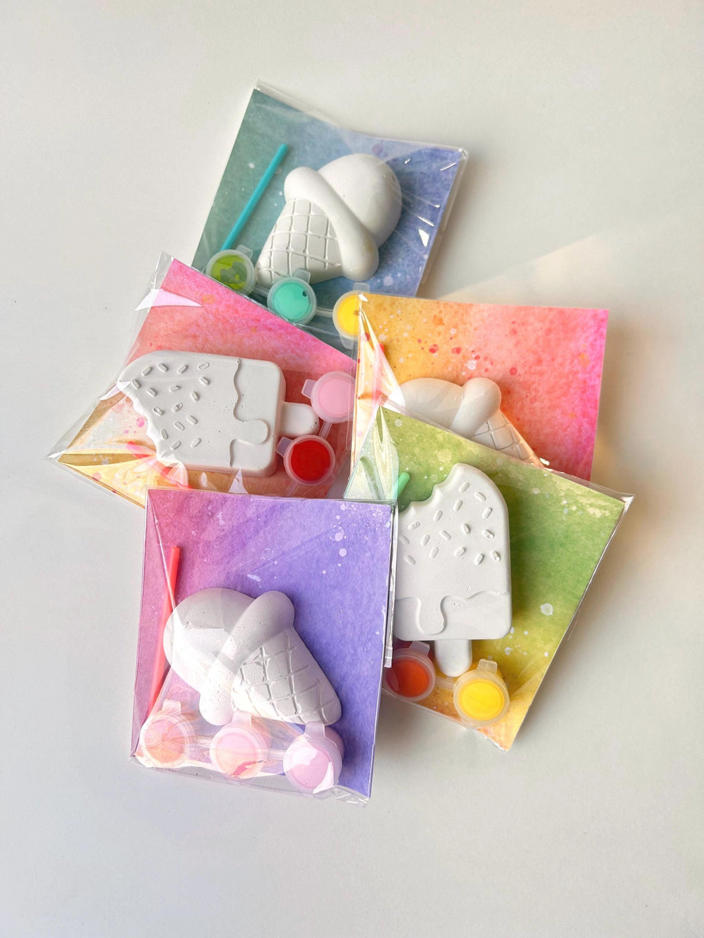 Ice Cream Party Favor Paint Kits Theme Party Party Popsicles Craft Kit Back To School Class Party Favor