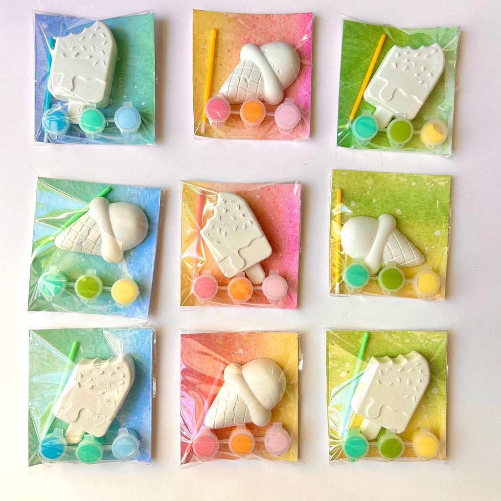 Ice Cream Party Favor Paint Kits Theme Party Party Popsicles Craft Kit Back To School Class Party Favor