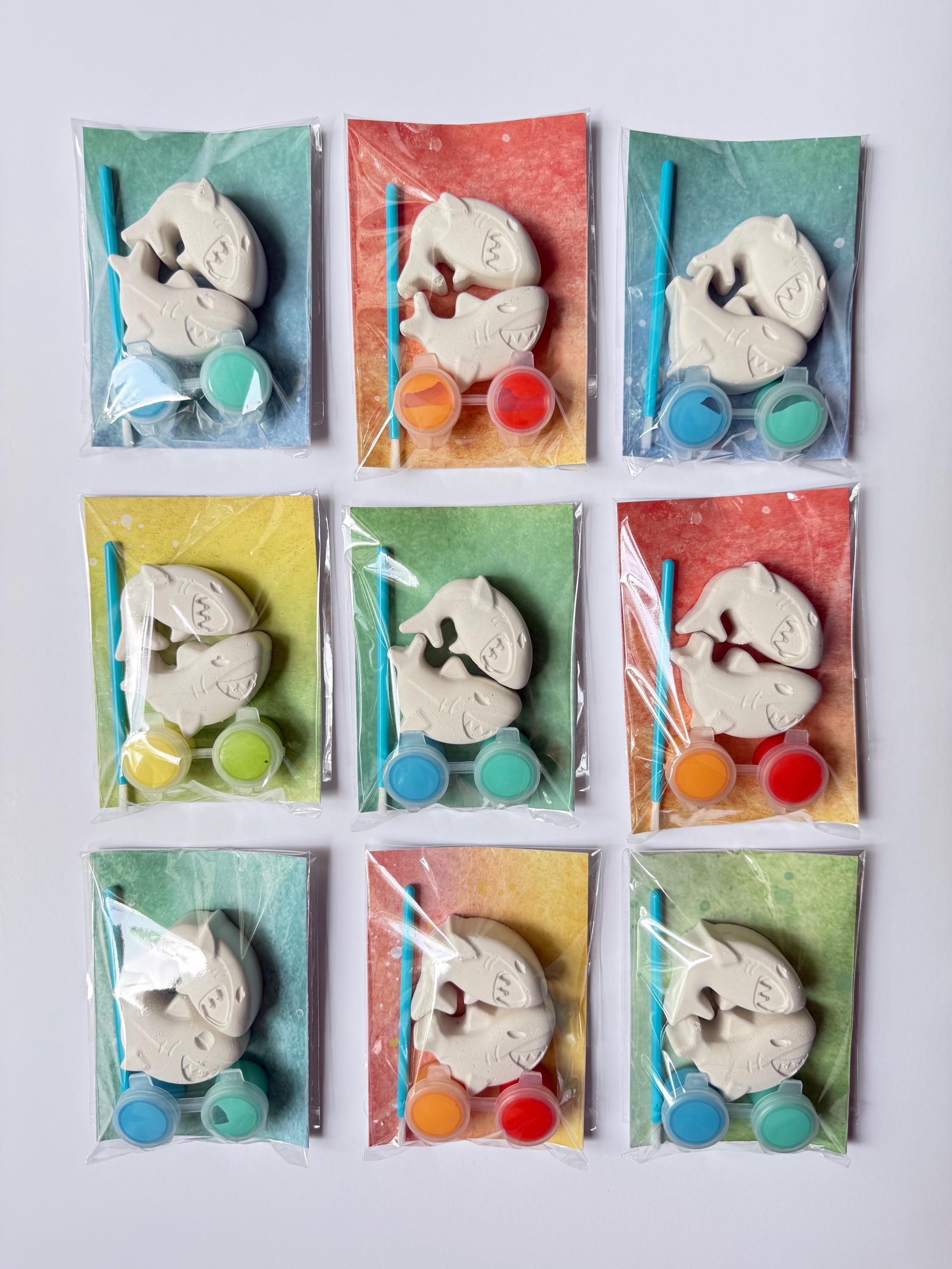 Shark Party Favor Paint Kits Theme Party Summer Pool Party Craft Shark Week Craft