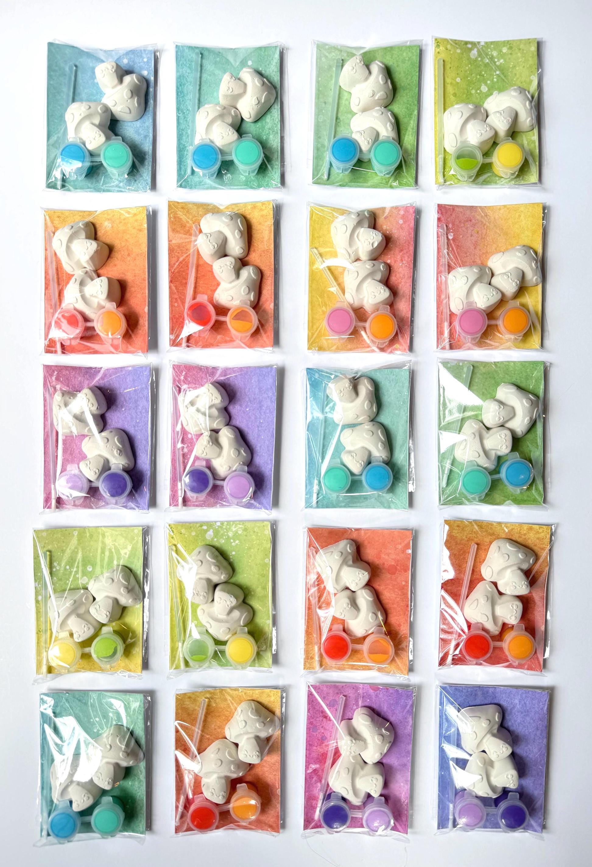 Mushroom Party Favor Paint Kits Theme Party Woodland Party Enchanted Nature Birthday Party Favors First Birthday Party Favors