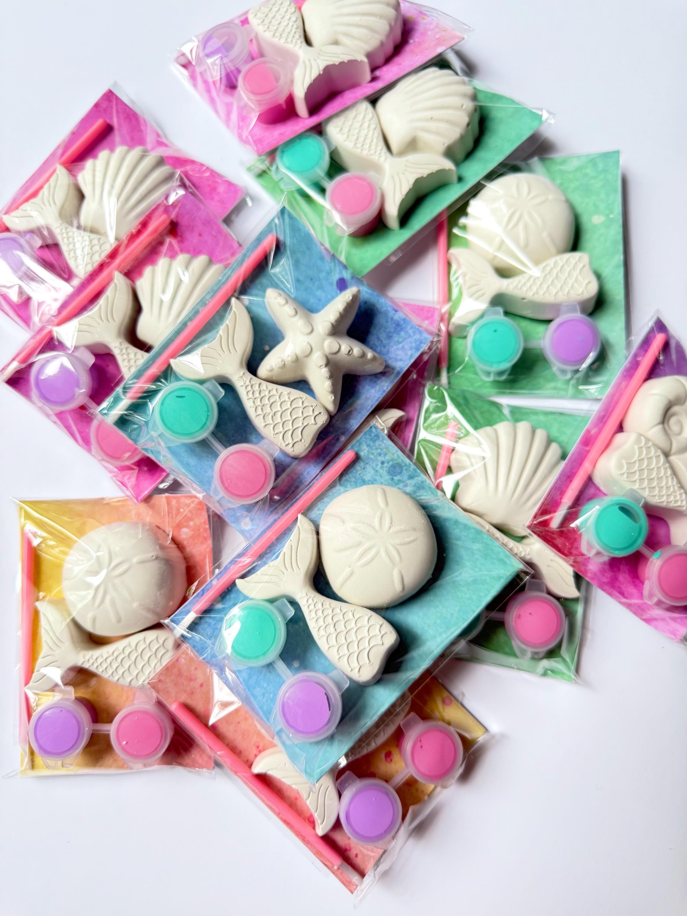 Mermaid Party Favor Paint Kits Theme Party Seashell Craft Birthday Party Favor