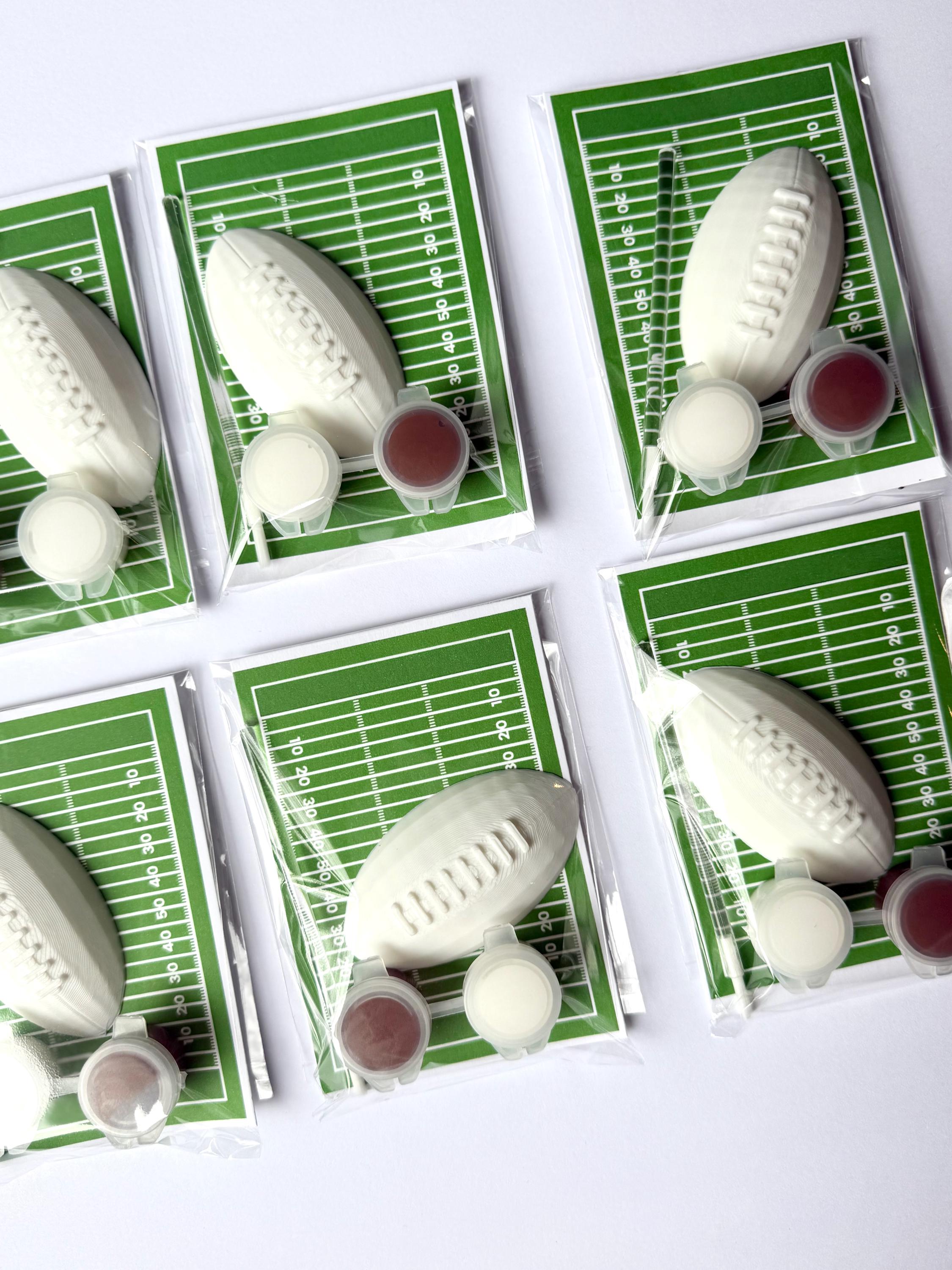 Football Party Favor Paint Kit Sports Party Kids Crafts