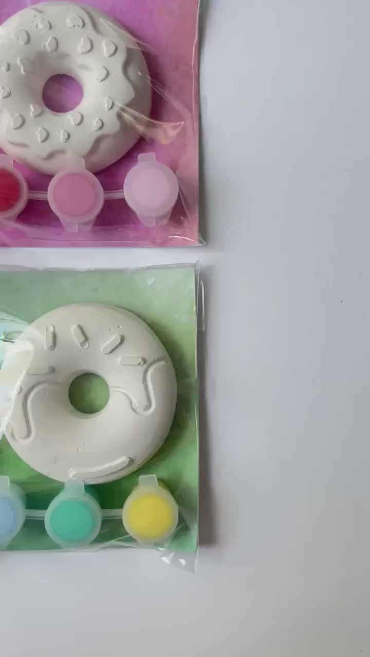 Donut Party Favor Paint Kits Theme Party Summer Party Favors Party Donut  Craft