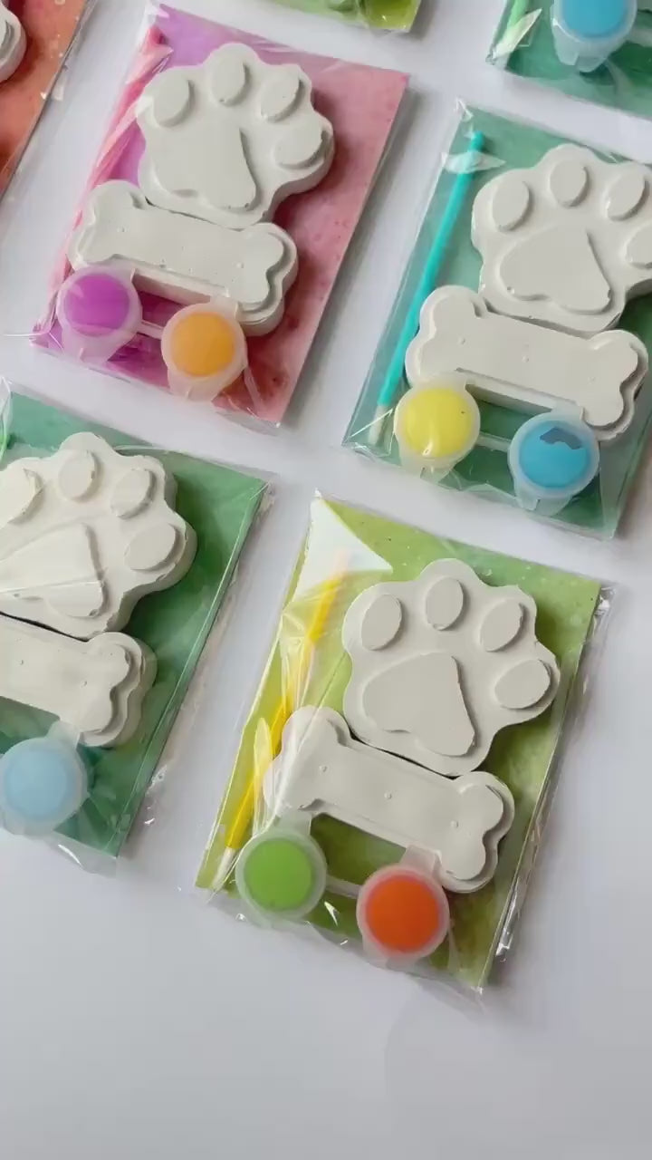 Paw Print Paint Party Favors Puppy Party Craft
