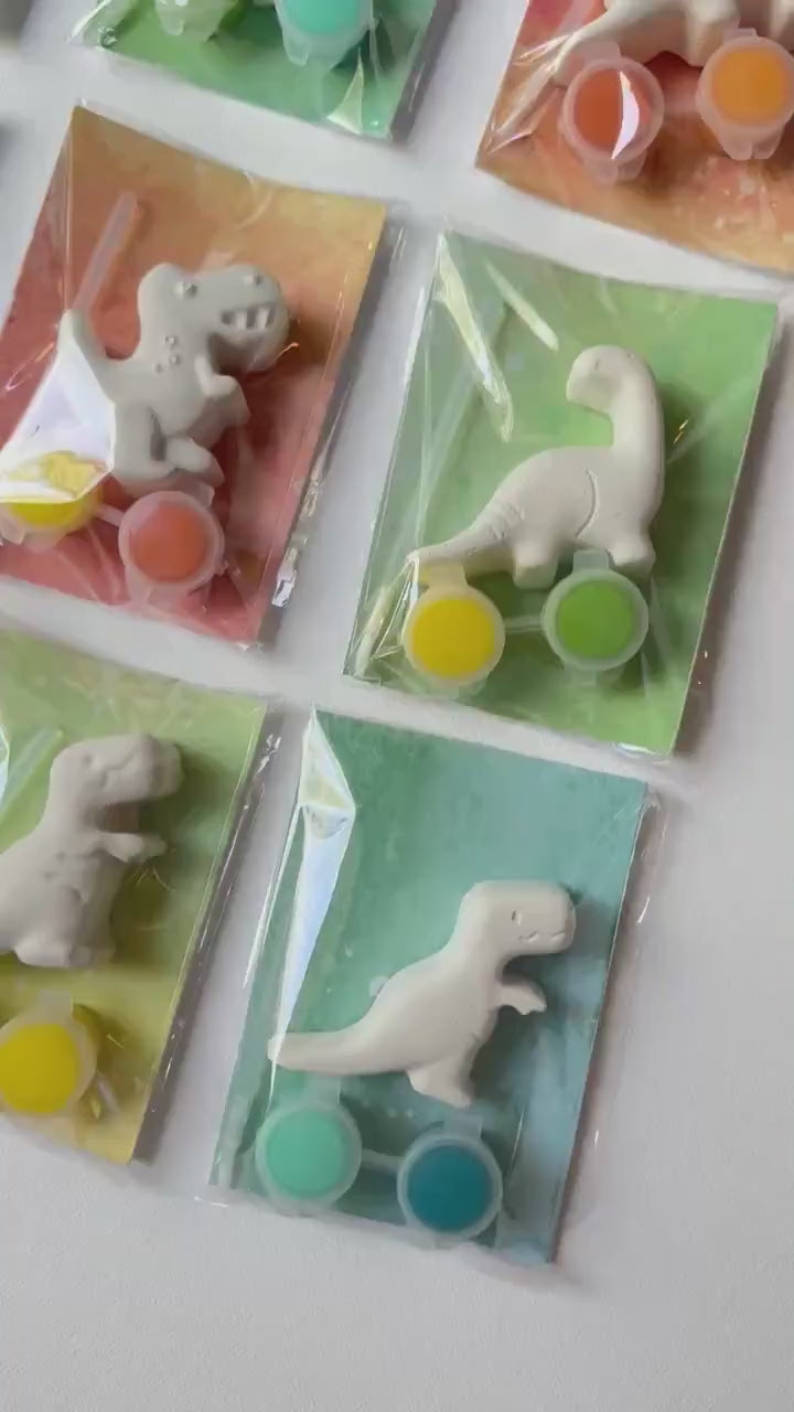 Dinosaur Party Favor Paint Kits Theme Party