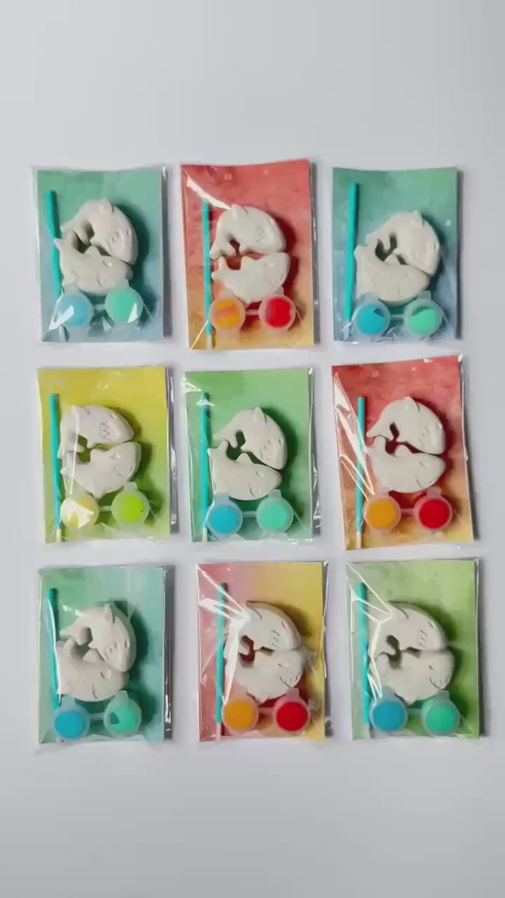 Shark Party Favor Paint Kits Theme Party Summer Pool Party Craft Shark Week Craft