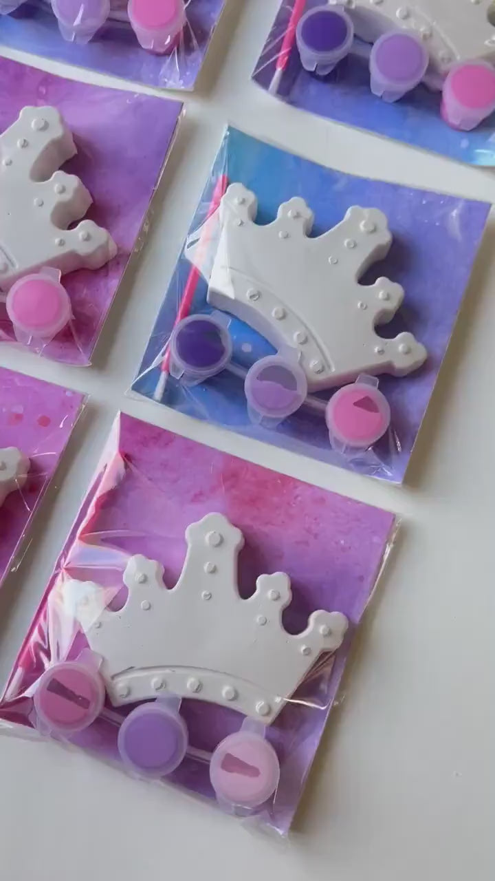 Princess Party Favor Paint Kits Party Theme Princess Crown